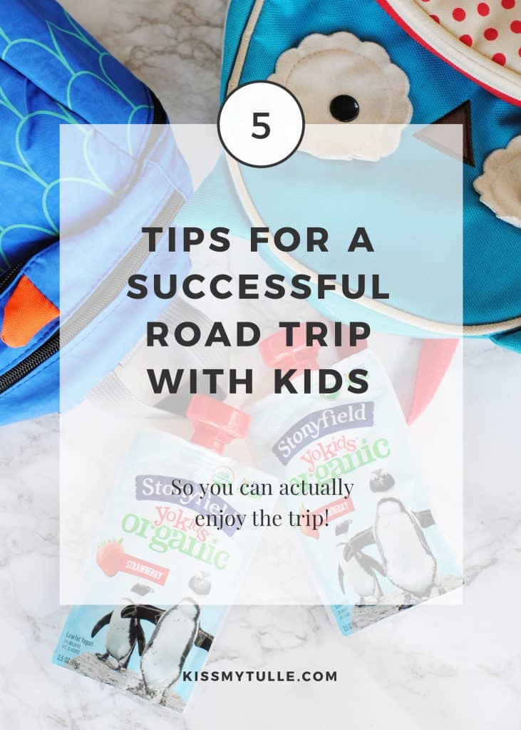 AD 5 Tips for a Successful Road Trip with Kids #StonyfieldYoKids #travel #kids